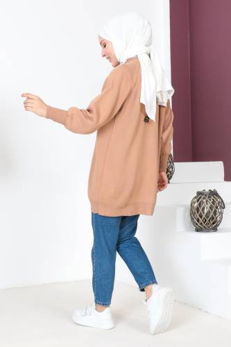 Basic Triko Tunik TSD230715 Vizon - 5