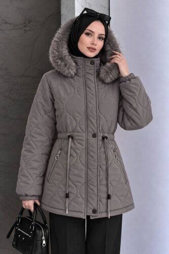 Beli Tünelli Kısa Nova Mont TSD260361 Gri 