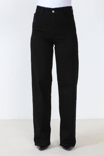 Bol Paça Kot Pantolon TSD230529 Siyah 
