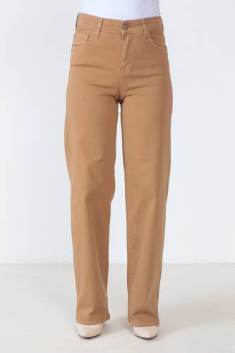 Bol Paça Kot Pantolon TSD230529 Taba 