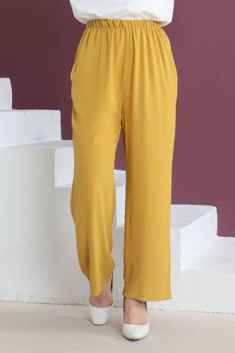 Cepli Ayrobin Pantolon TSD230506 Hardal - Tesettür Dünyası (1)