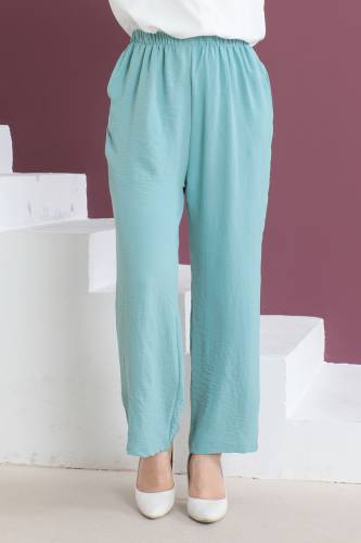 Cepli Ayrobin Pantolon TSD230506 Mint Yeşil - Tesettür Dünyası (1)