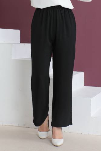 Cepli Ayrobin Pantolon TSD230506 Siyah - Tesettür Dünyası (1)