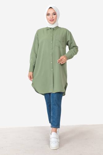 Cepli Tunik TSD230903 Mint Yeşili 