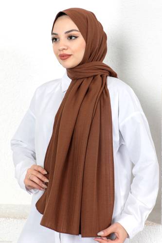 Dokulu Şal S012 Kahverengi 