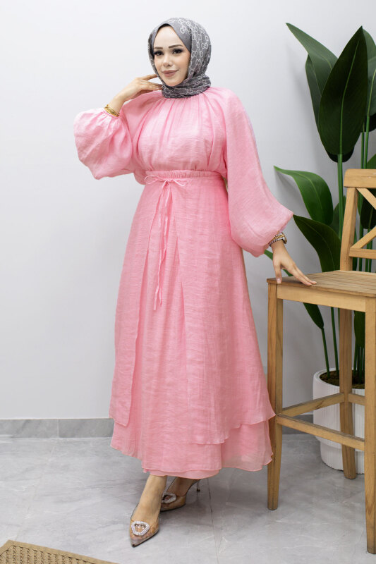 Lavin Seyyar Etekli Takım TSD260242 Pembe - 5