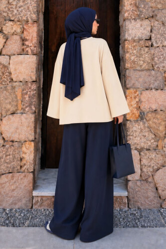 Oversize Oysho Sweat TSD260331 Bej - 6