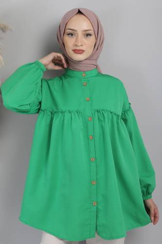 Robalı Tunik TSD1338 Yeşil 