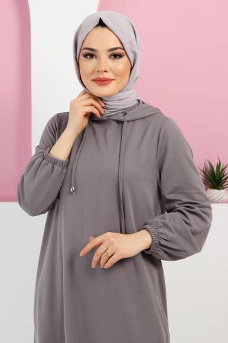 Spor Elbise TSD220405 Gri - Tesettür Dünyası (1)
