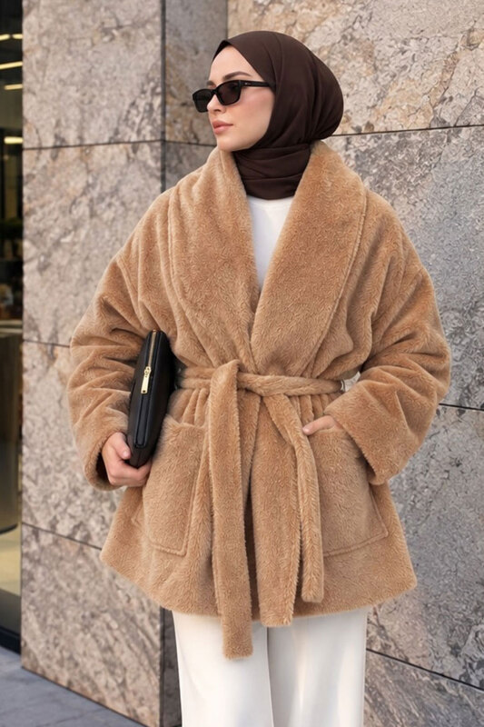 Torba Cepli Alpaka Fox Kaban TSD260340 Camel - Tesettür Dünyası (1)