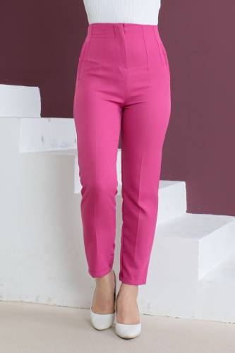 Üstü Pat Detaylı Pantolon TSD230422 Pembe 