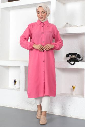 Uzun Boy Tunik TSD230359 Pembe 
