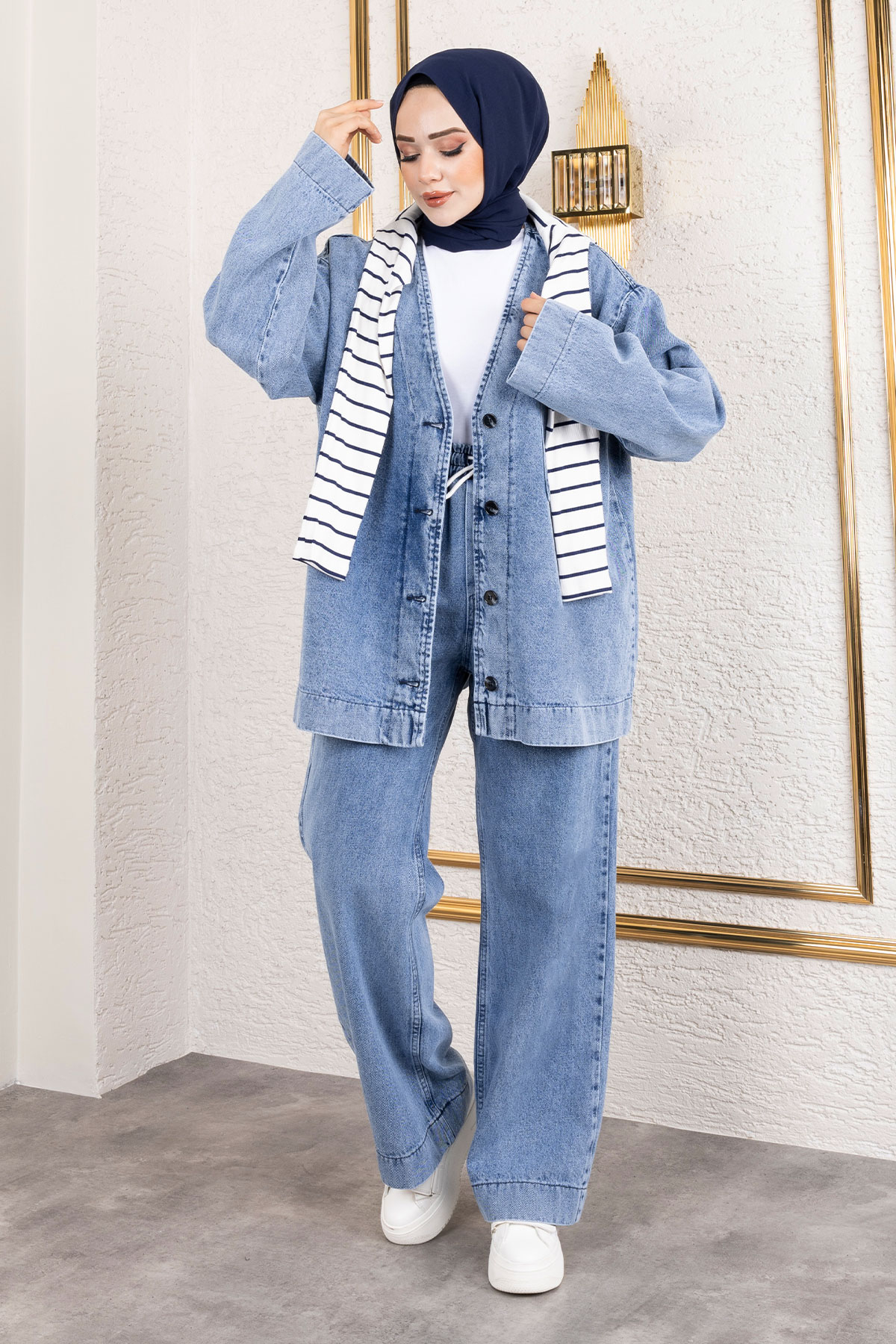Vera Denim Takım TSD250104 Açık Mavi