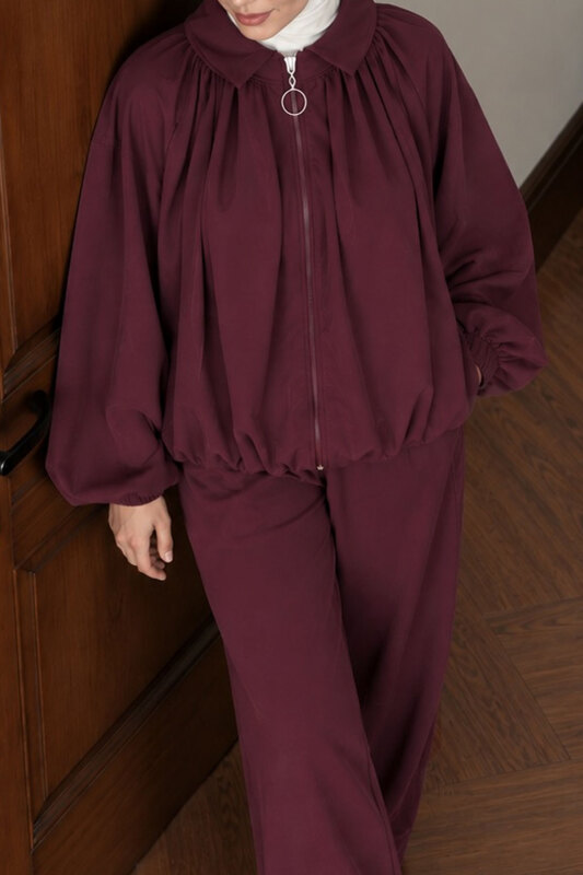 Yarasa Kol Oysho Takım TSD260309 Mürdüm - 4